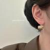 New Stylish Zircon Bag Ear Cuffs: Women's Fashion, Light Luxury, High-End, Versatile, and Trendy Earrings.