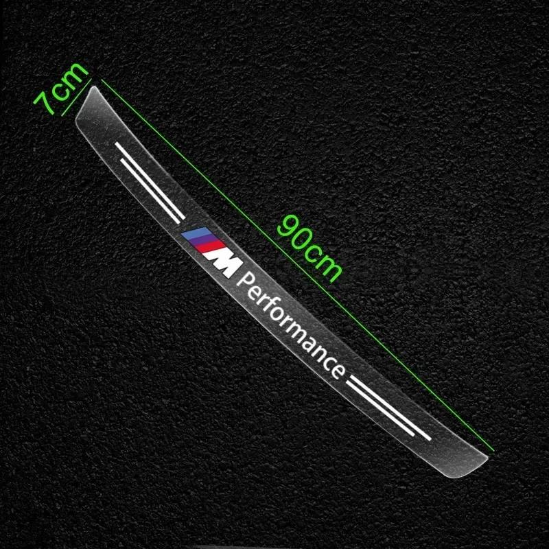 X6 X7 Transparent Car Trunk Badge Protective Sticker Auto Goods For BMW M M3 M4 M5 X1 X3 X5 X6 X7 F10 F20 F22 F30 G20 G30 Perfor