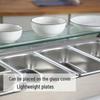 Yunduo Commercial Stainless Steel Food Warmer with Glass Cover