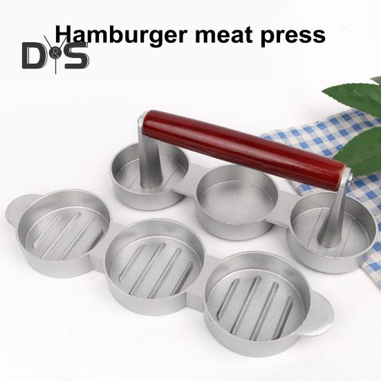 Burger Press Patty Maker Aluminum Alloy Hamburger Fish Patty Press Mold for Meat Beef Veggie Burger Grill BBQ Kitchen Tool