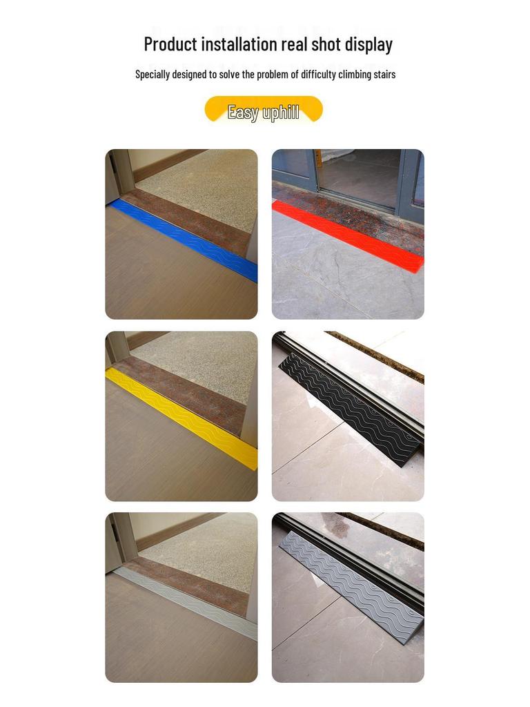 Triangular Indoor Robot Vacuum Climbing Pad - Plastic Small Step Ramp for Household Thresholds