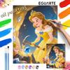 Digital Oil Painting Art Kit Princess Mining Dwarfs Handmade Diy Home Decorations