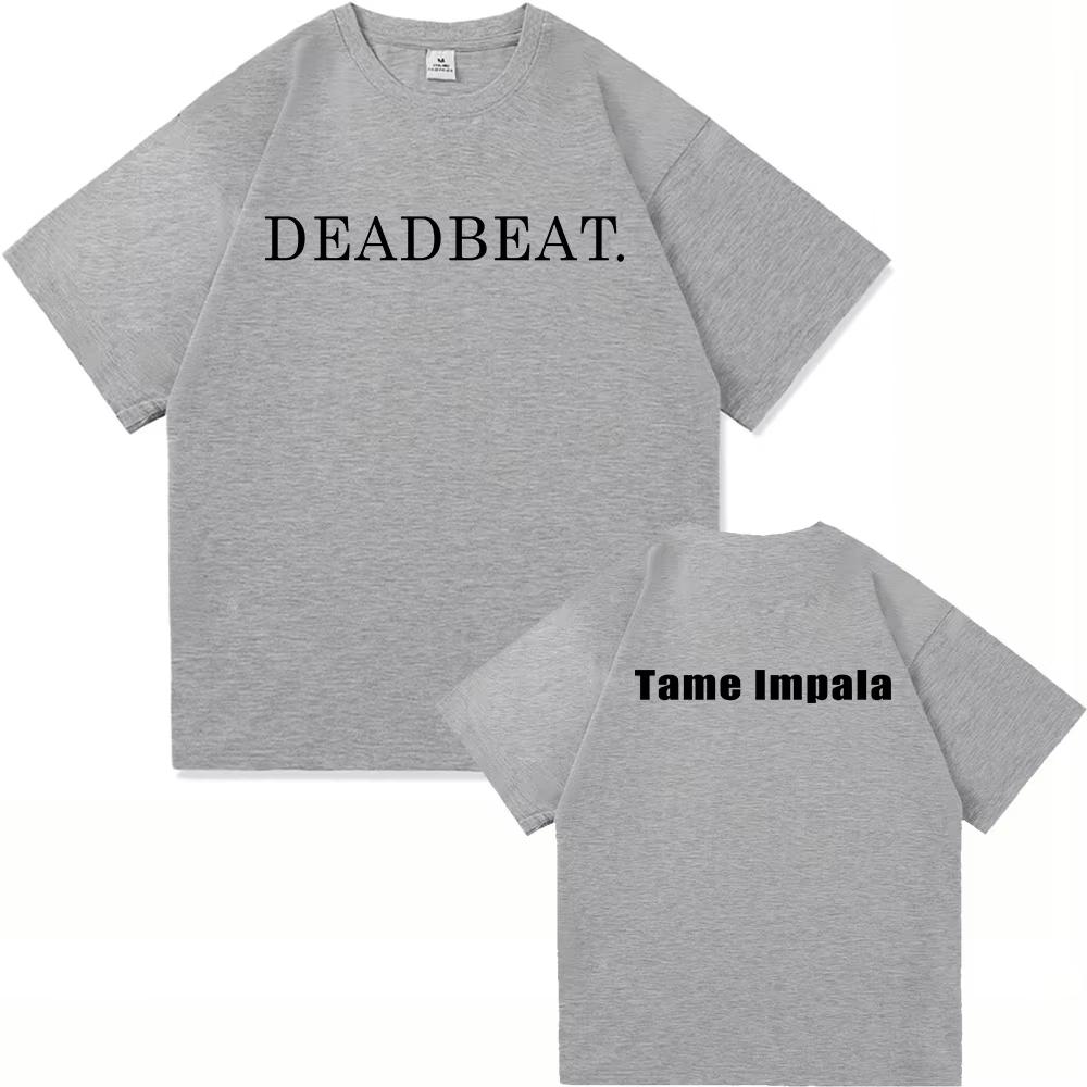 Tame Impala Deadbeat 2025 New Album Tshirt Deadbeat Tour UnisexUnisex Clothing Harajuku High Quality Clothes Cotton Tshirts