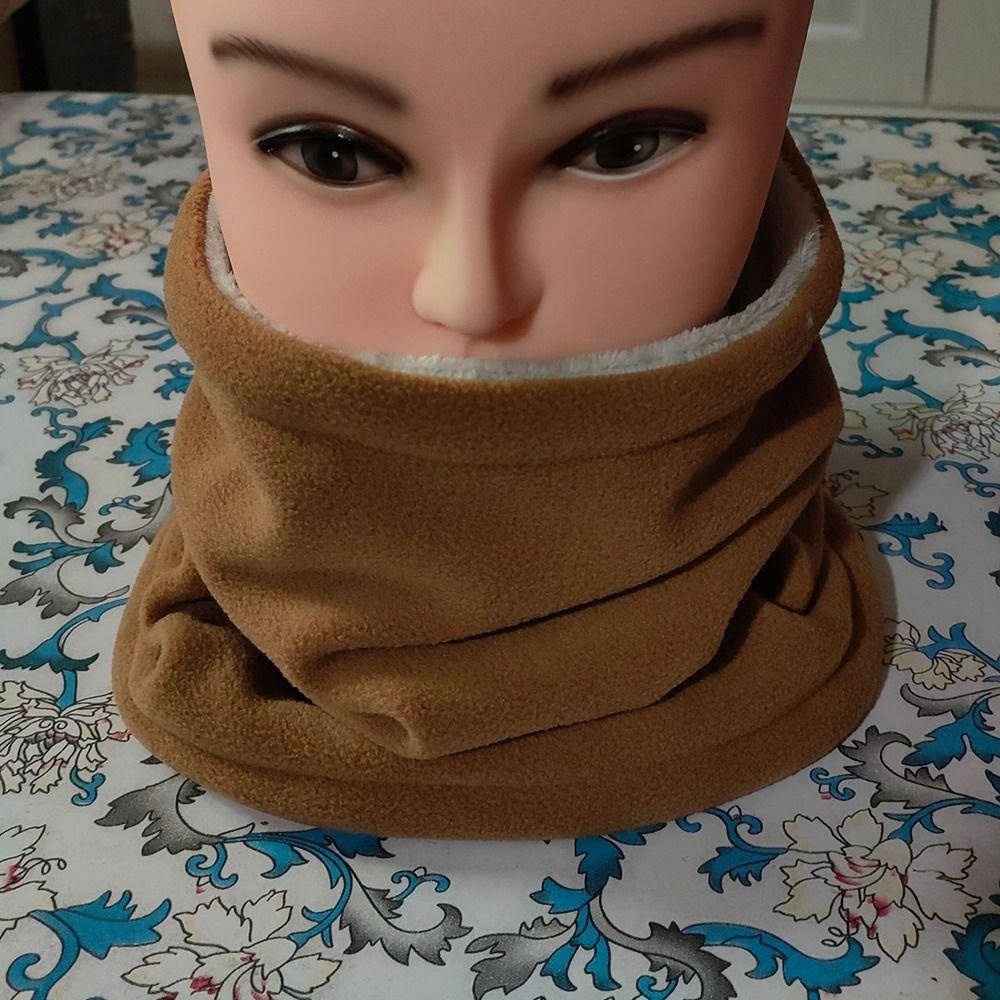 Windproof Winter Warm Hat Scarf Two-piece Coldproof Cycling Mask Motorcycle Warm Mask  Women