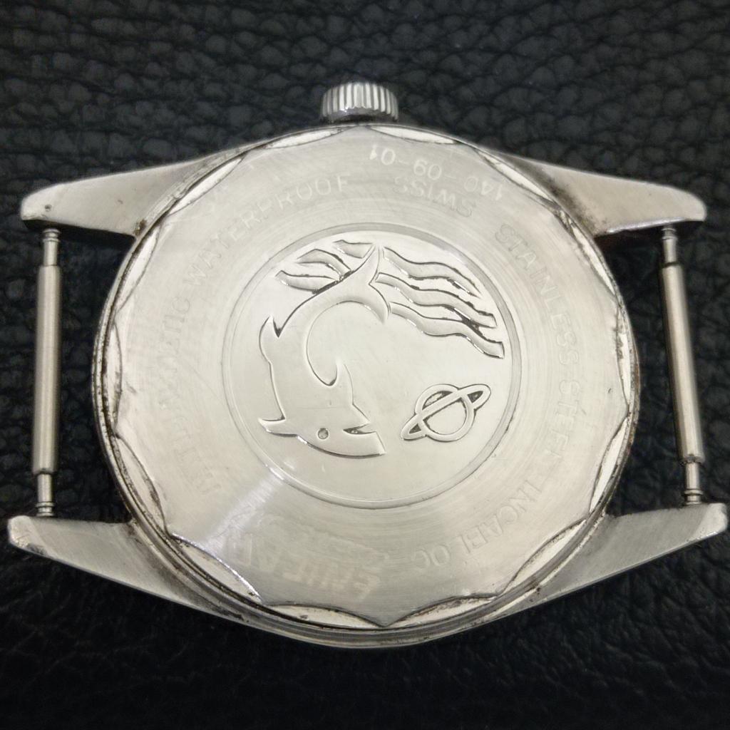 Handaufzug Vintage Enicar Star Jewels 1140 Schweizer Herrenuhr, schwarz, a703028-1