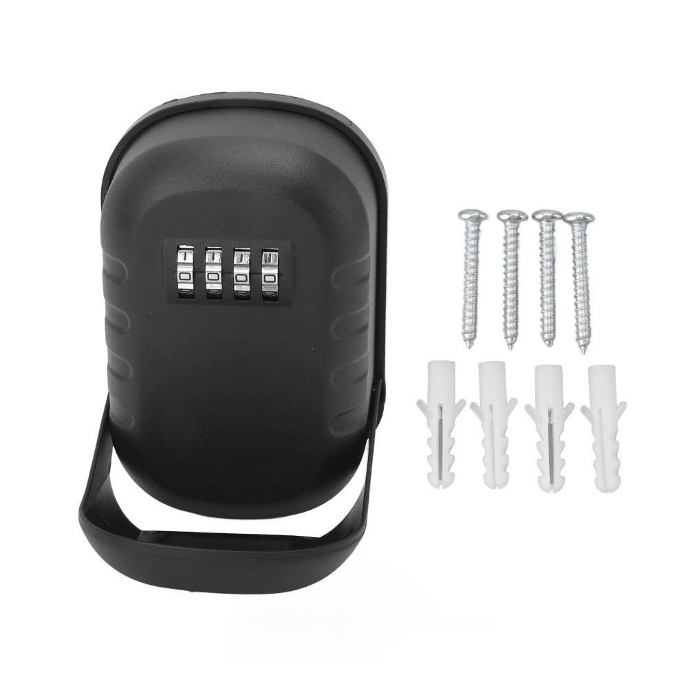 Wall Mounted Key Lock Box Anti-Dust Security Lock Box Security Combination Lock Box Garage