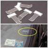3PCS Auto Ticket Map Mini T-shape Transparent Eco-friendly Ticket Folder for Car Office Home
