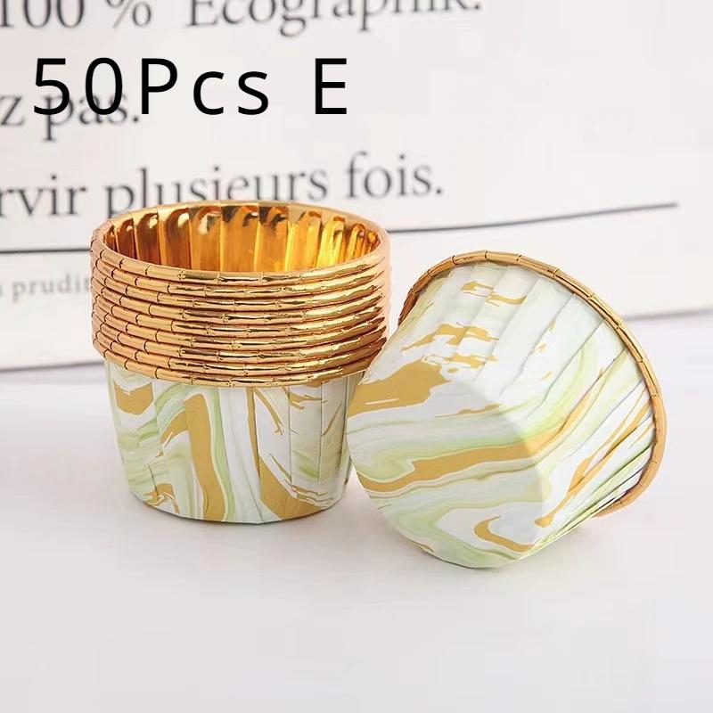 

50 шт. Маленькая мини-упаковка для кексов, бумажные стаканчики для кексов, обертки для выпечки, формочки для кексов, коробки для кексов, инструменты для самостоятельного приготовления торта, кухонные принадлежности для выпечки
