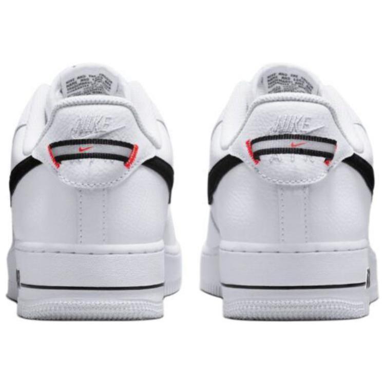 New Nike Air Force 1 Low '07 LV8 White Black Bright Crimson HV9509-100