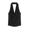 Summer Pure Desire Spice Girls Ins Sleeveless Halter Swing Neck Suspender Vest New Design Bottom Top Women's T