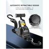NovaAcc Retractable Ratchet Tie Down Strap for Heavy Duty Ratchet Straps 680KG Quick Release Motorcycle Car Cargo Luggage