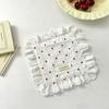 Soft Cup Mat Heart Western Food Mats New Table Cotton Napkins  Wedding Decoration