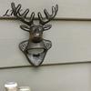 Retro Bottle Opener Elk Cow Head Opener, Wall Mounted Beer Cap Heavy Duty Cast Iron Remover, Rustic for Home Bar, Industrial Decor