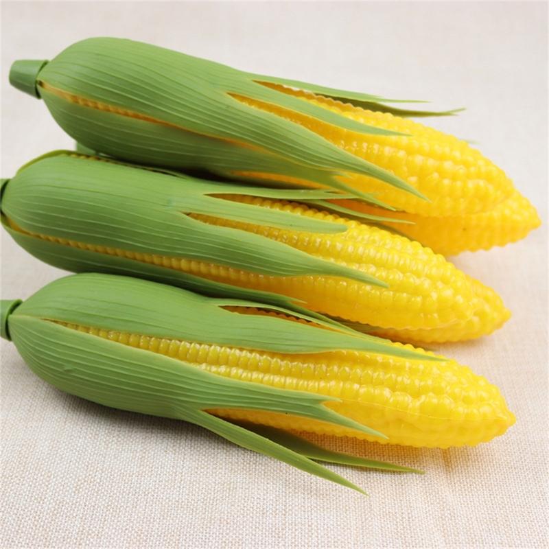 6Pcs Artificial Corn Realistic Fake Corn Simulation Corn Simulation Vegetable for Thanksgiving Decorations Photo Props