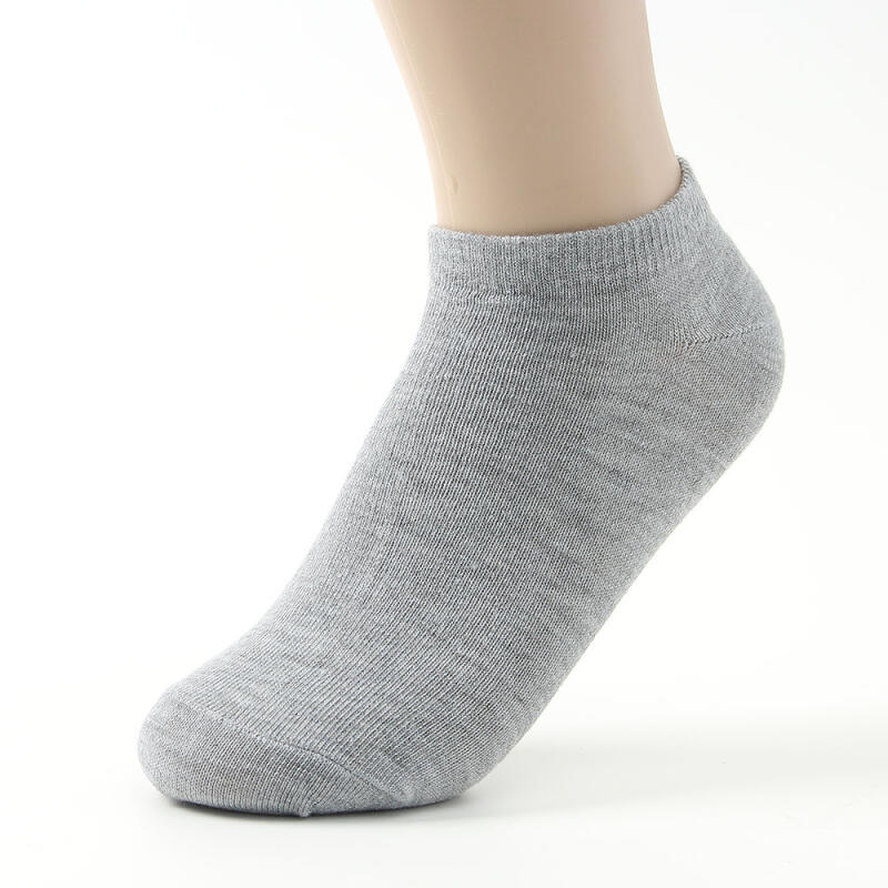 5 Paires de Chaussettes Basses Standard pour Homme (gris)