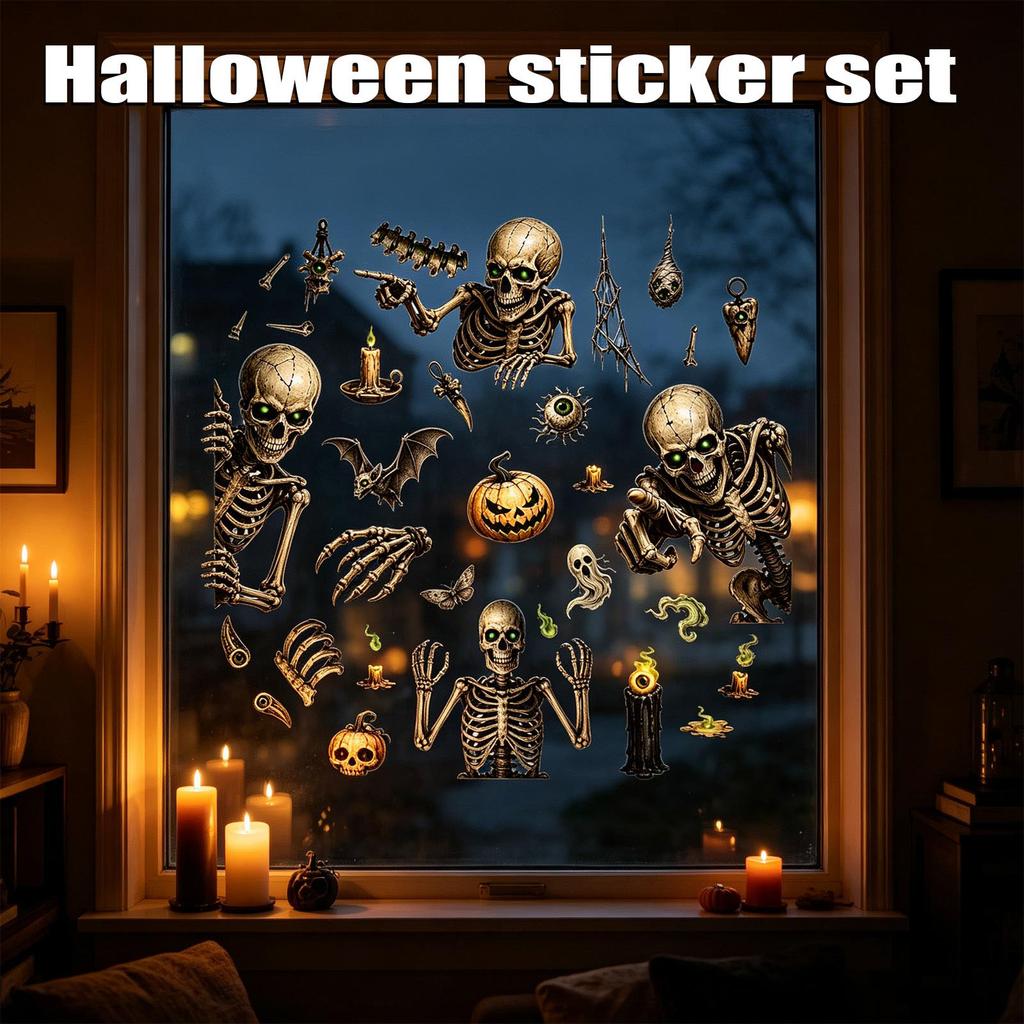 Halloween Sticker Set for Decorations, Bags and Party Crafts