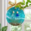 Friendship Ornaments 2D Acrylic Christmas Tree Pendant Art Friend Keepsake Pendant For Women Winter Home Colleague Holiday Bag
