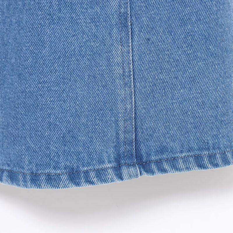 Kaslead New Arrival Women's Clothing Fashion Style Fashion Simple Denim Midi Skirt Dress 52106060