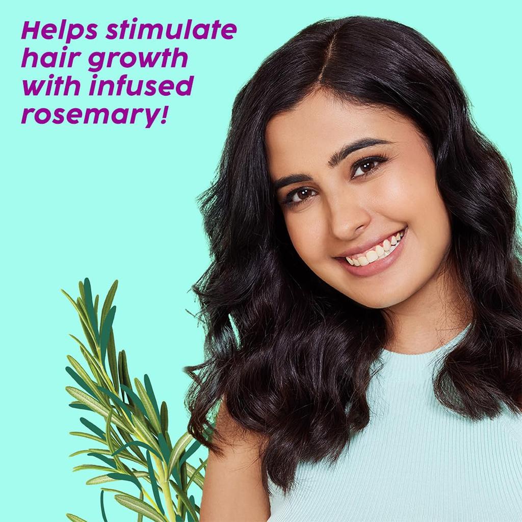 PLIX - THE PLANT FIX Rosemary Anti Hairfall Advanced Kit | Roll On Serum (10ml) +Shampoo (200ml) + Conditioner (175ml) + Oil (100ml) | Reduces Hair