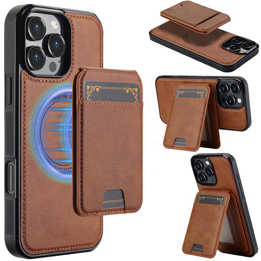 2 In 1 Detachable Leather Wallet Cases Compatible With Case With Card Holder RFID Blocking, Compatible With Charging 6.9 Kickstand