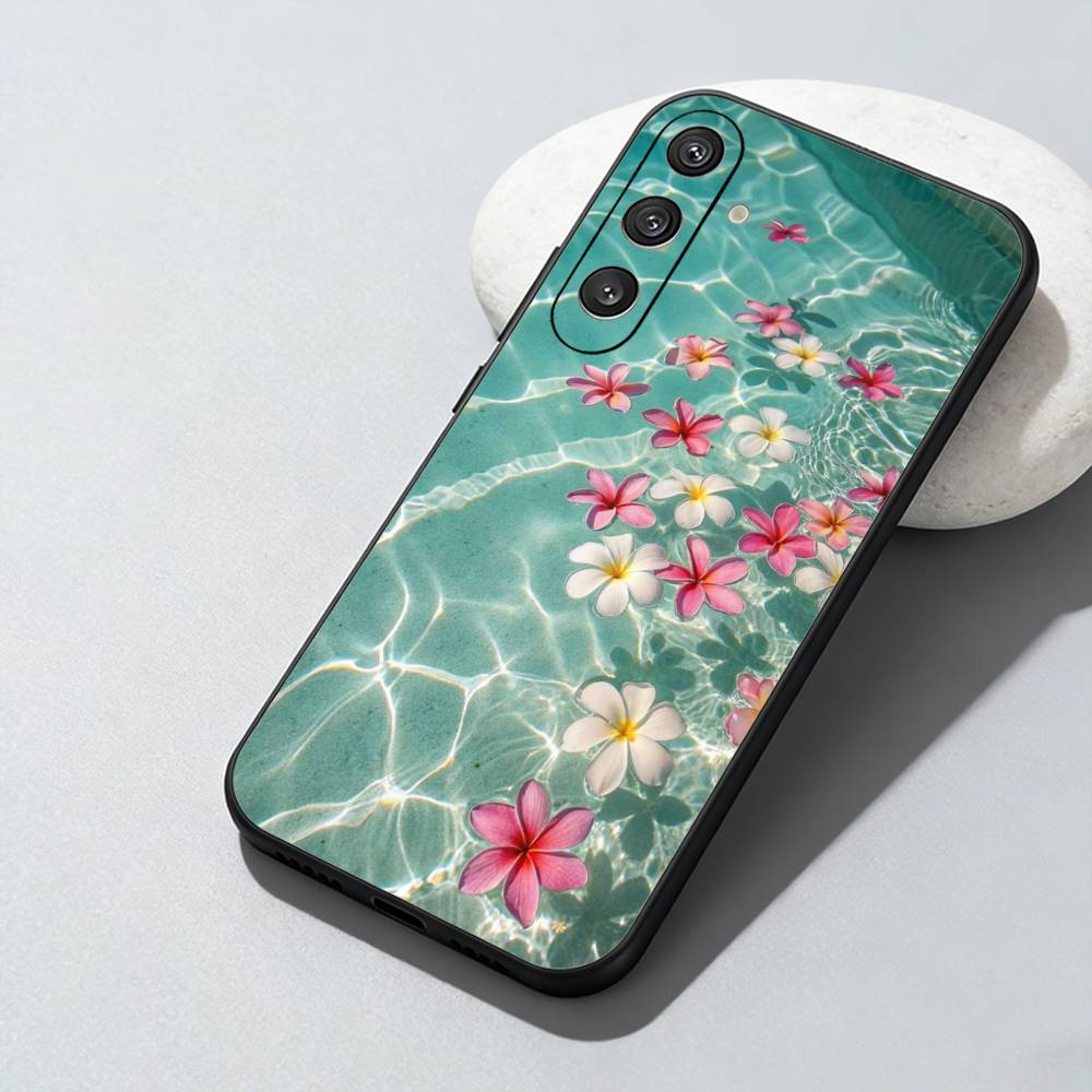 

Blue Sea Waves Phone Case For Samsung Galaxy A73,A72,A71,A70,A52,A51 Others Soft Black Cover Samsung a71 4g