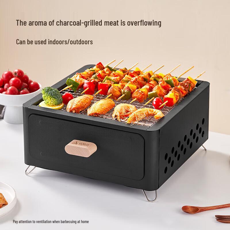 Suncojia Outdoor Charcoal BBQ & Tea Stove