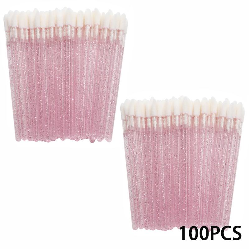 Wholesale 100/300PCS Disposable Lip Makeup Brushes - Lipstick Applicator Wands,  Eyelash Extension Beauty Tools Accessories