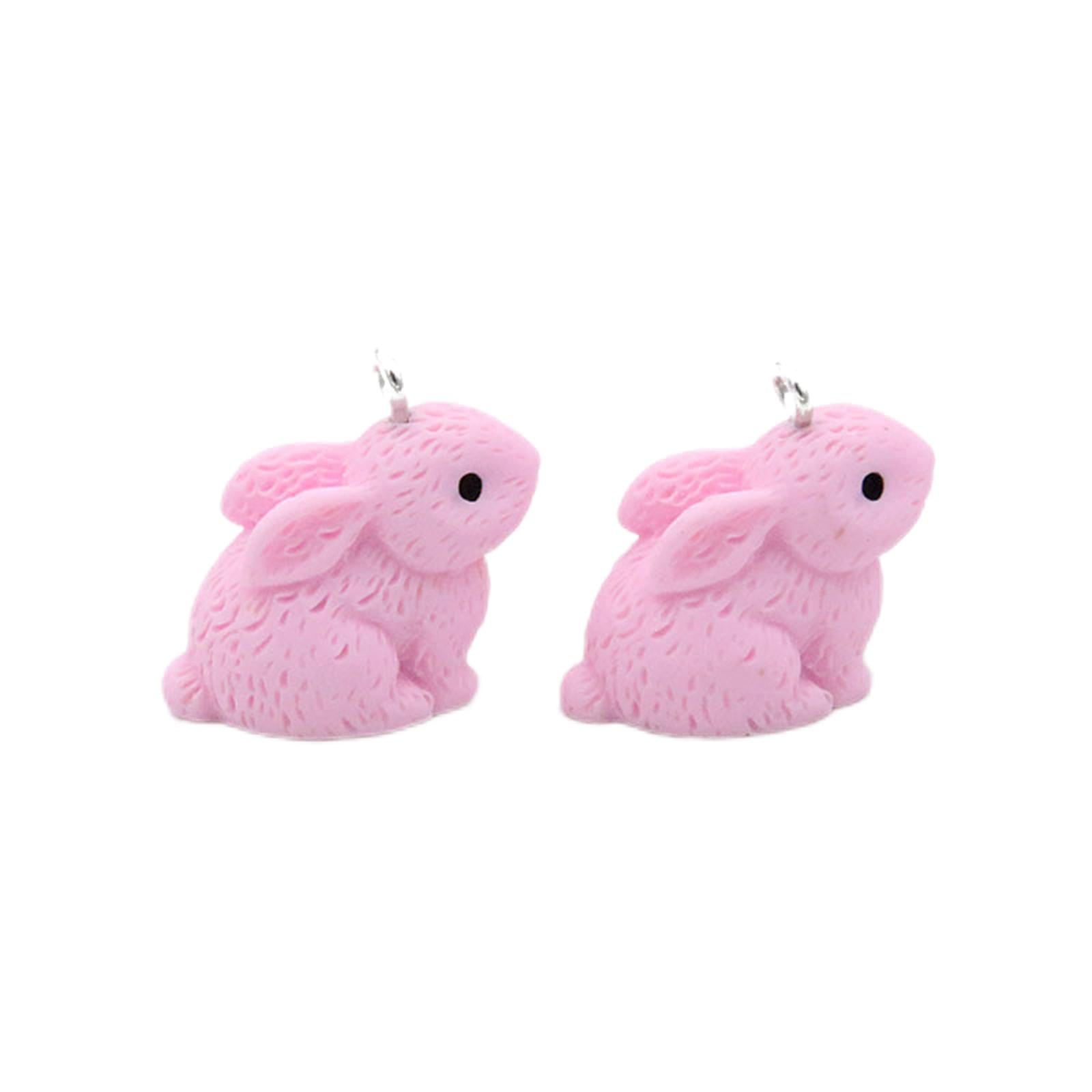 

3D DIY Pendant Decorative Christmas Jewelry Easter Resin Craft Clipbook 10pcs/lot One Size розовый