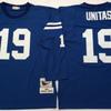 Rugby Jersey Men Women Vintage Training Shirt Embroidered Number 19 Indianapolis Colts Style Cotton Blend Sportswear