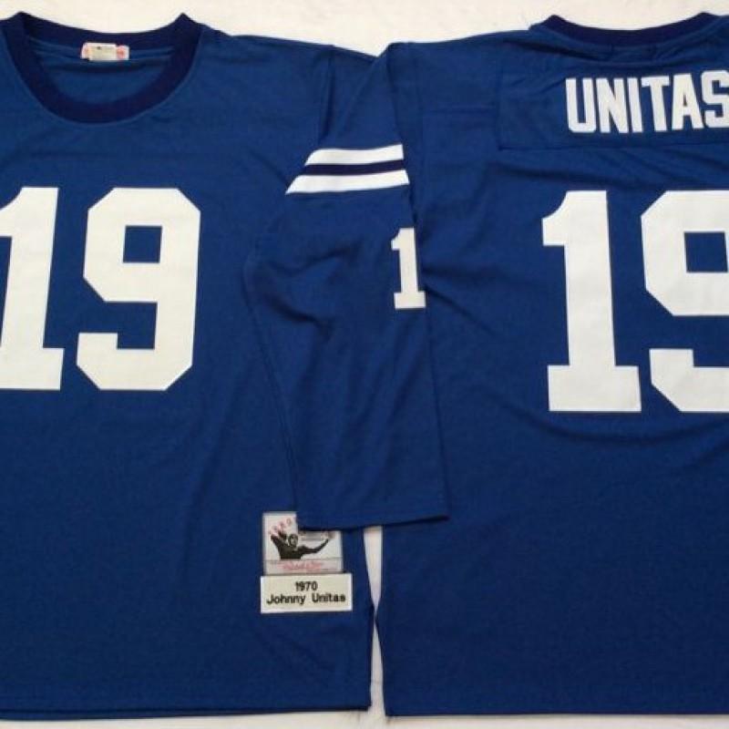 Rugby Jersey Men Women Vintage Training Shirt Embroidered Number 19 Indianapolis Colts Style Cotton Blend Sportswear
