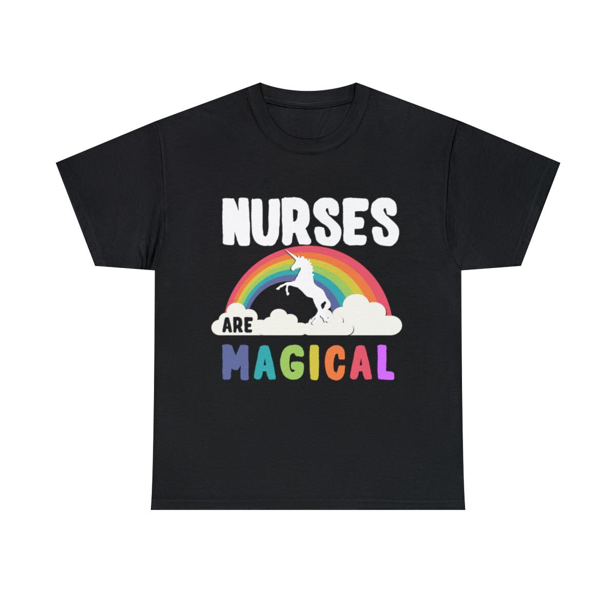 Nurses Are Magical Graphic Tee Shirt, S-5XL XXXXL