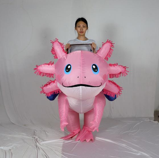 Adorable Salamander Inflatable Costume - Perfect for Parties and Stage Shows