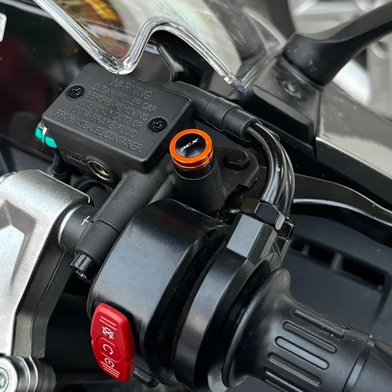 Motorcycle Accessories CNC Mirror Plug Hole Screw Cap Tire Valve Stem Caps Cover FOR HONDA PCX125 PCX150 PCX160 PCX 125 150 160