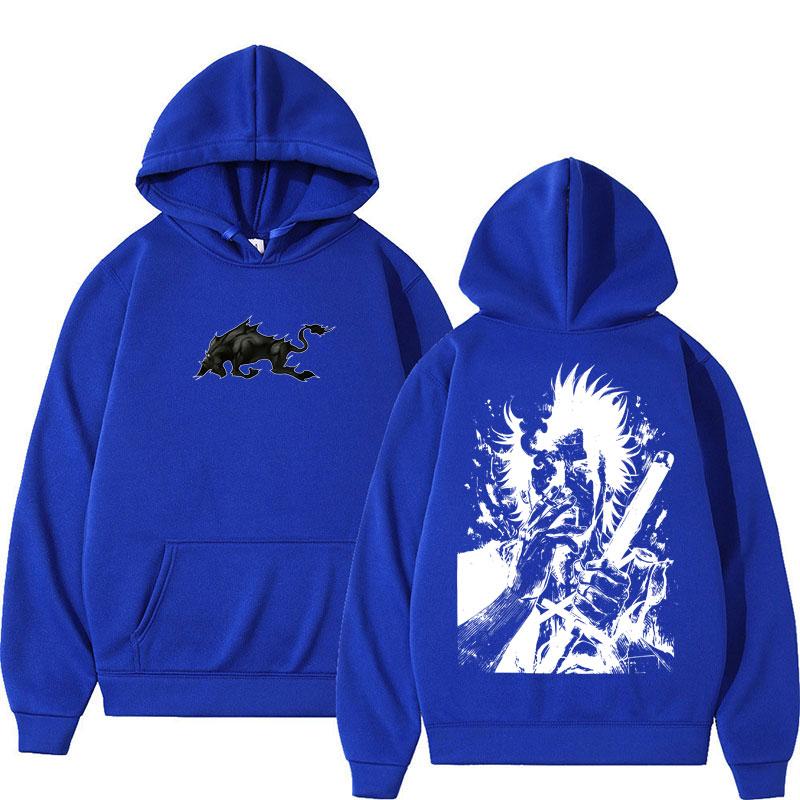 Japon Anime Black Clover Yami Sukehiro Sweats à capuche Harajuku Vintage Manga Sweatshirt Homme Polaire Lâche Décontracté Survêtement Streetwear