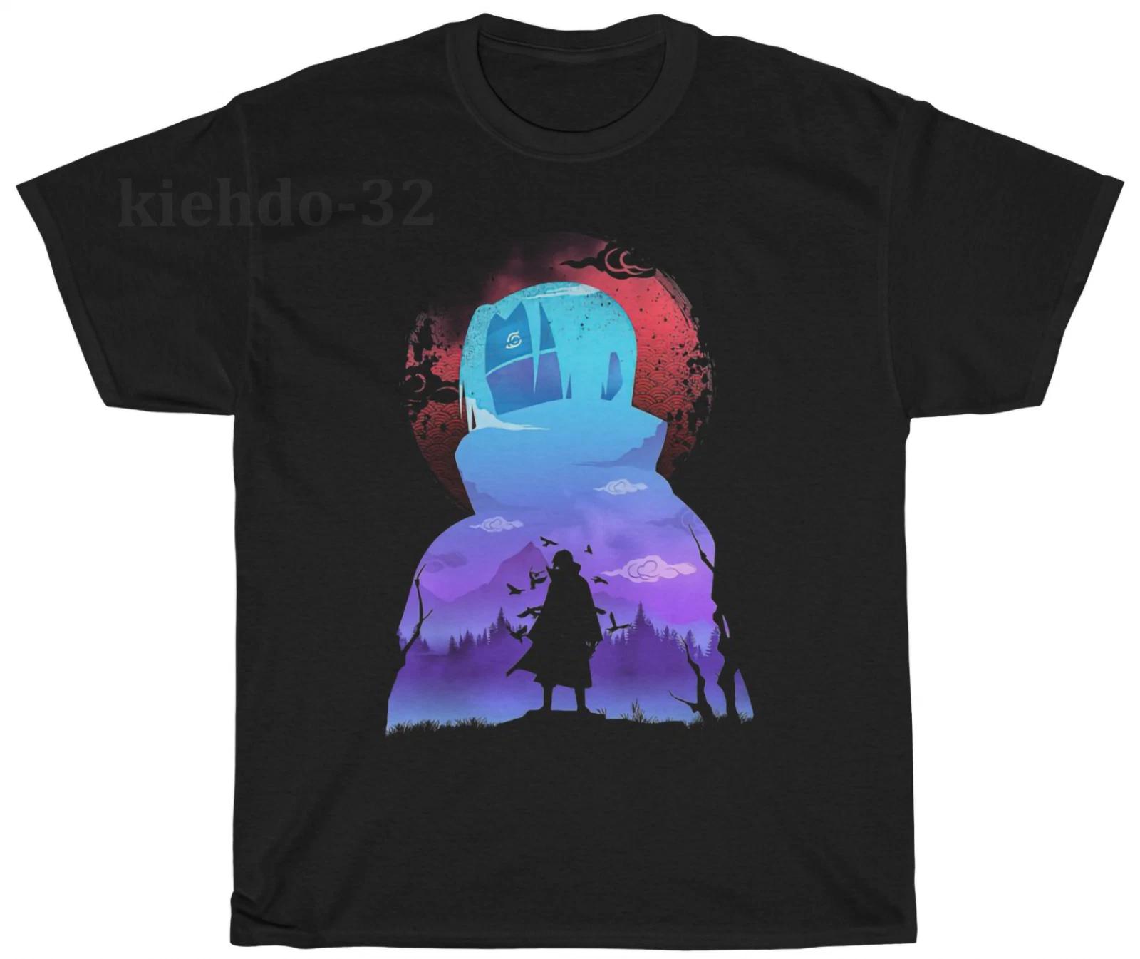 Uchiha Itachi Akatsuki Anime Naruto Vintage Gift T-Shirt S-5XL Men Women Unisex XL