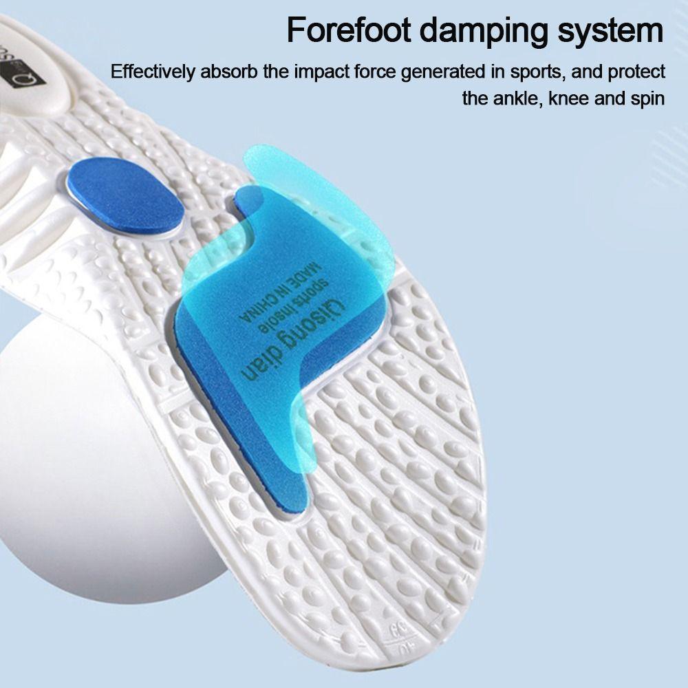 Sports Cushion Sole Shock Absorption Orthopedic Insoles Shoe Pads EVA Insoles Running Insoles