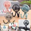 Octopus shape handheld fan standing, hanging and winding 4 forms night light design rechargeable long battery life mini student
