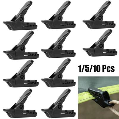 Camp Outdoor Zelt Camping Überleben Haken Schnappzeltklemme Markisenklemme Wohnwagen Kiefernzange Plane Clips