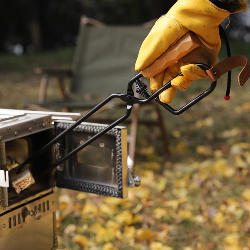 

Сверхпрочные щипцы для огня 18 дюймов захват для бревен инструмент для костра и углей для костровой чаши камина костра безопасно перемещает дрова CHINA