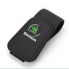 Car Sun Visor Glasses Clip Eyeglasses Clip Automobile Sunglasses Holder Card Case For Skoda Octavia Fabia Kamiq Kapoq Kodiaq OO999