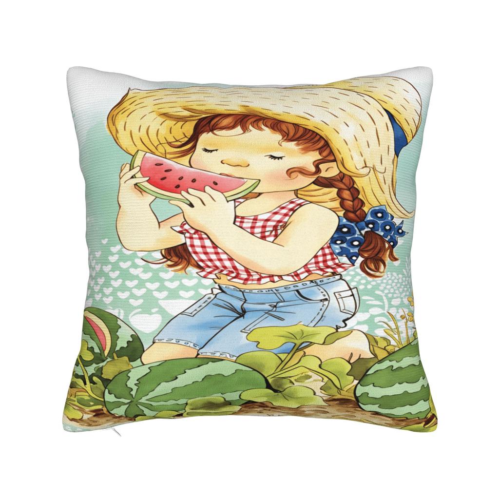 Art Sarah Kay Swing Girl Pillow Cover Comfy Cushion Cover Funny Pillow Case For Office Car Home Decor
