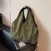 Lazy and relaxed work commuter bag large capacity casual tote bag niche underarm shoulder cloth bag