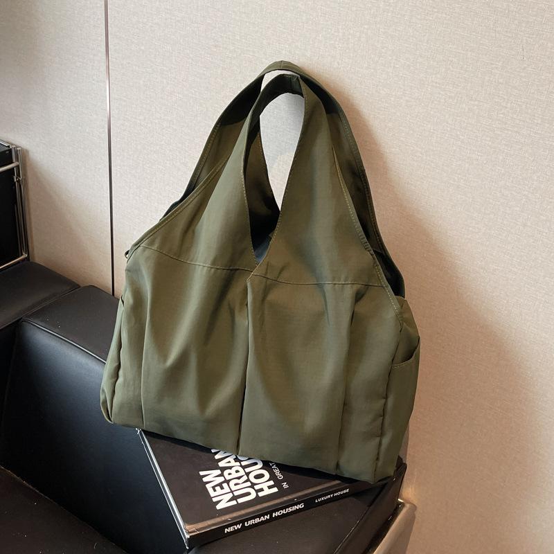 Lazy and relaxed work commuter bag large capacity casual tote bag niche underarm shoulder cloth bag