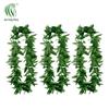 Kai Feng Jungle Party Hawaiian Green Leaf Garland with Hula Skirt Accessories