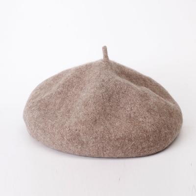 Beret Autumn Winter Lady Pumpkin Bud Hat Casual Wool Warm Hat