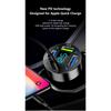 4-in-1 USB-Autoladeger Schnellladung 4,8A Adapter LED-Anzeige Telefon Tragbares Ladegerät für IPhone16 15 14 Xiaomi Samsung Huawei