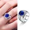 Sapphire Domineering Men's Fashion Jewelry Color Creative Luxury Ring