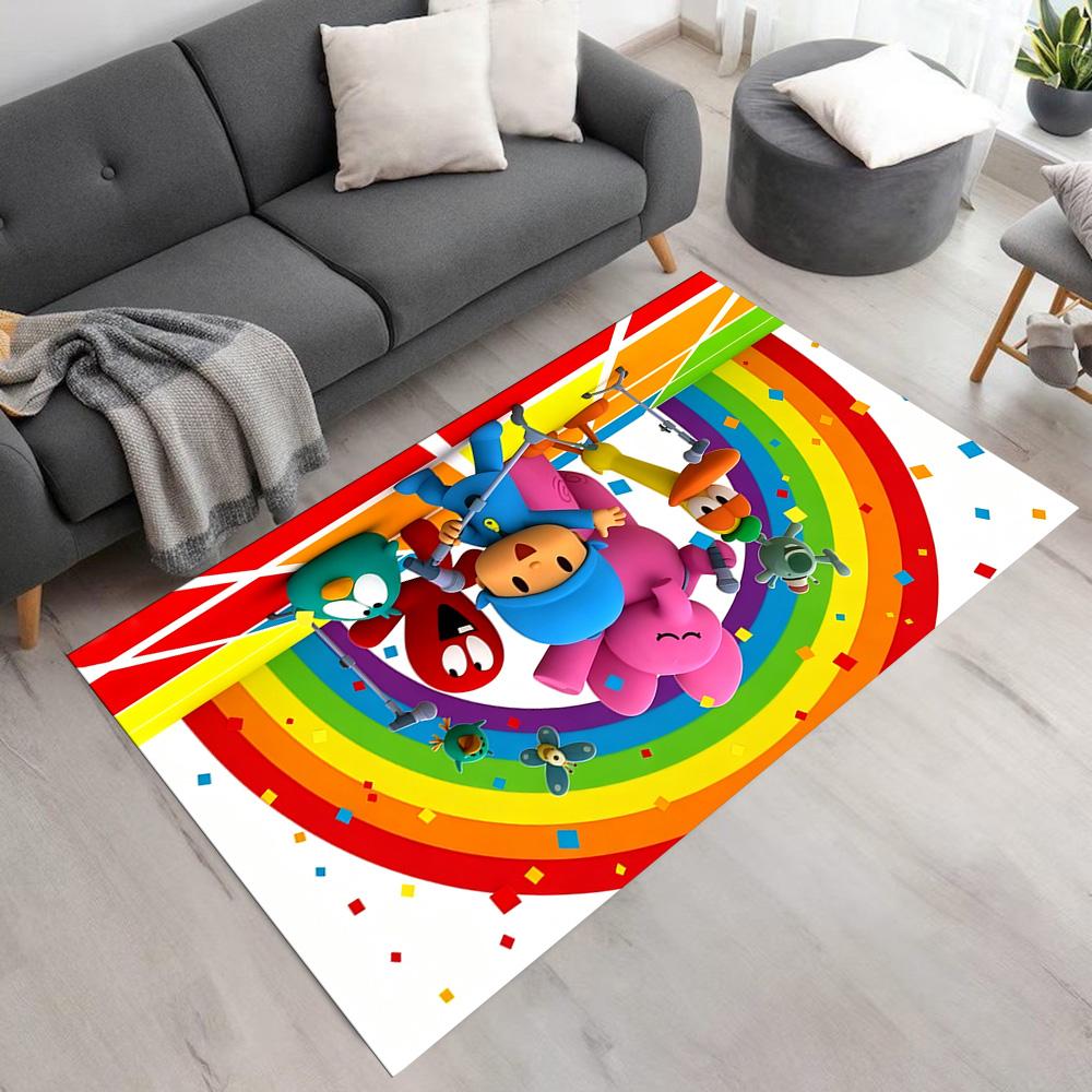 Pocoyo Carpet Suitable for Kitchen Hallway Balcony Dormitory Anti-slip Rug Decorate Offices Gift for Festivals
