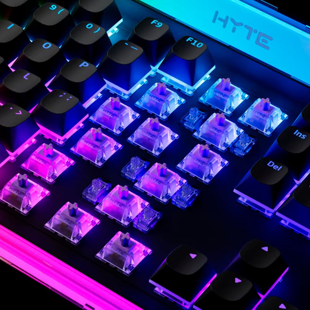 HYTE veröffentlicht Keeb eine leuchtende RGB mechanische TKL-Tastatur,