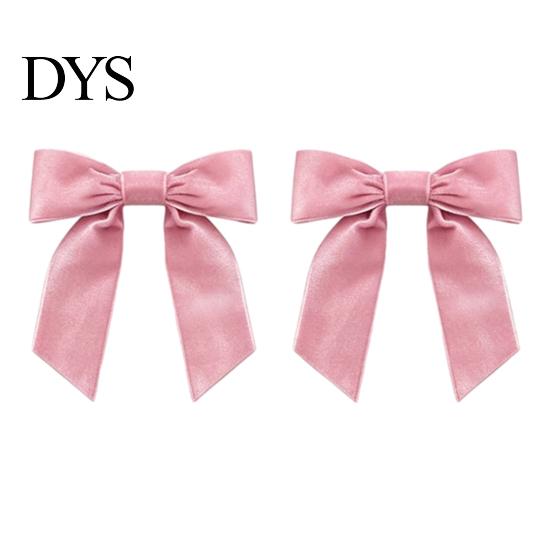 Party Background Ornaments 2Pcs Velvet Christmas Bows, Holiday Hanging Wall Decor for Tree Decorations Topper, Wedding Backdrop, Bridal Shower,